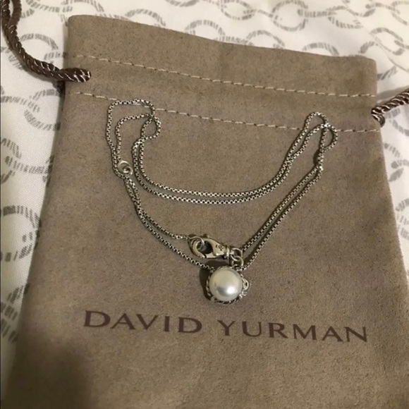 NWOT David Yurman Chatelaine Necklace with Pearl - Picture 3 of 5